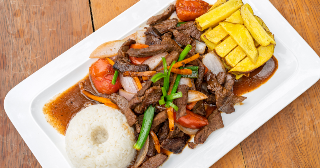 A plate of Lomo Saltado