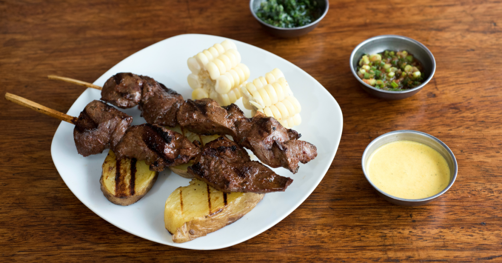 Typical Peruvian Dish: Anticuchos
