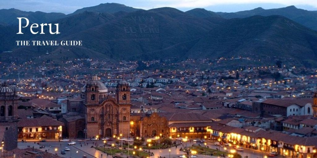 The Plaza de Armas at night