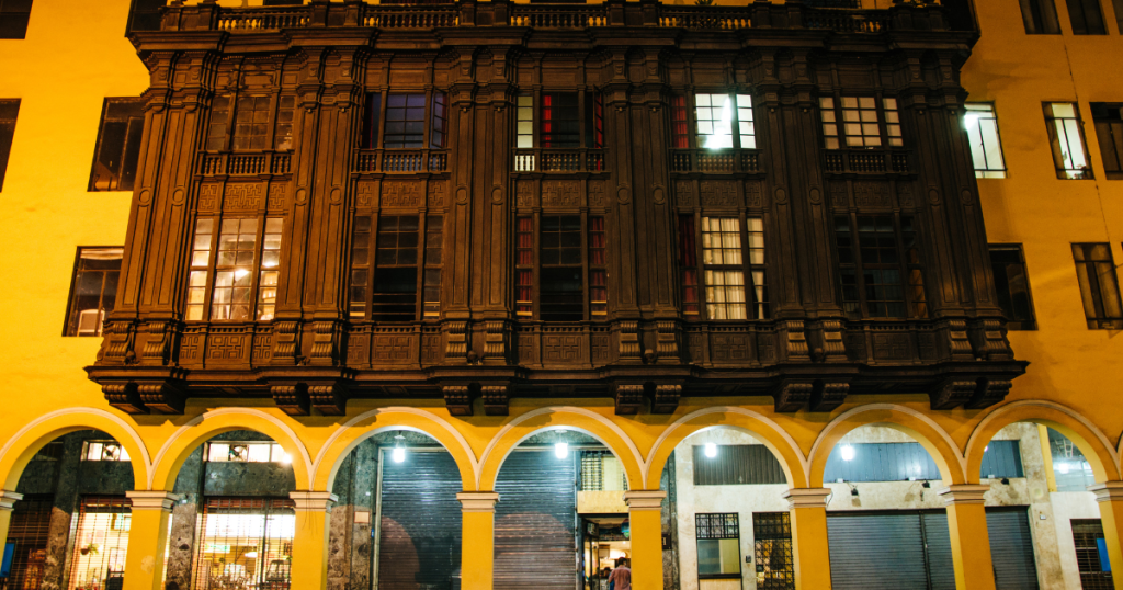 Historic Peruvian Architecture in Lima