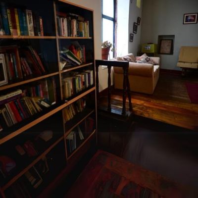 The Proyecto Peru living room