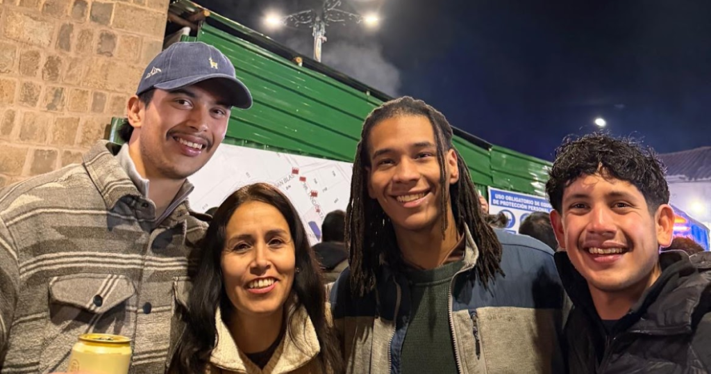 A night out with our host mom