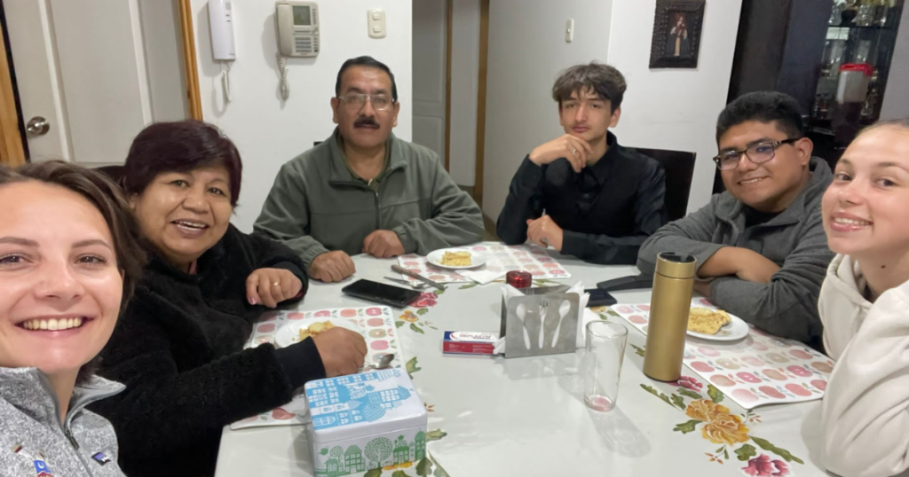 A typical night with your homestay family