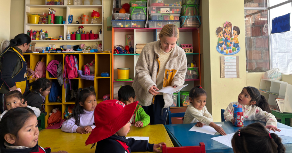 A day in the life of our child care volunteers
