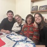 Student with homestay family